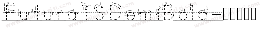 Futura TS DemiBold字体转换